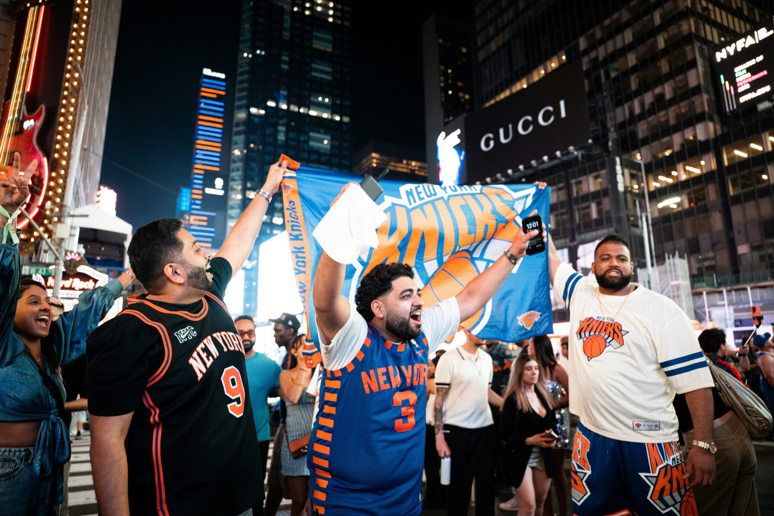 The Art of Collective Joy: Go Knicks!